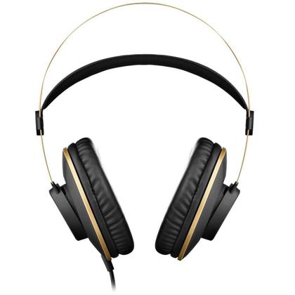 Imagem de Fone de Ouvido AKG K92, Profissional, Preto e Dourado - 64726