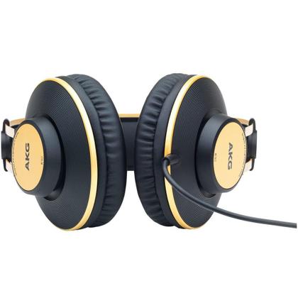 Imagem de Fone de Ouvido AKG K92, Profissional, Preto e Dourado - 64726