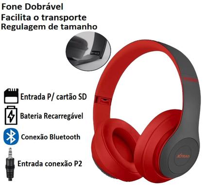 Imagem de Fone de Ouvido Bluetooth 5.0 Sem Fio Headset Xtrad