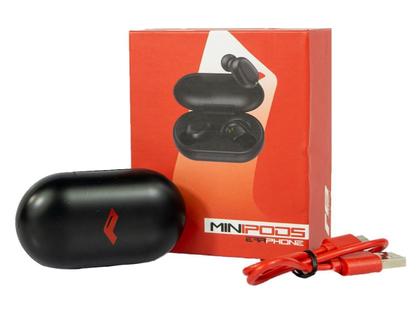 Imagem de Fone De Ouvido Bluetooth 5.0 Sem Fio R8 Minipods Preto Original Intra Auricular com Microfone Para Celular Notebook