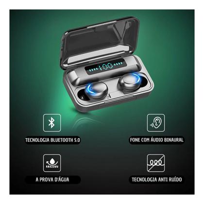 Imagem de Fone De Ouvido Bluetooth 5.0 Sem Fio Tws E10 A Prova Dágua