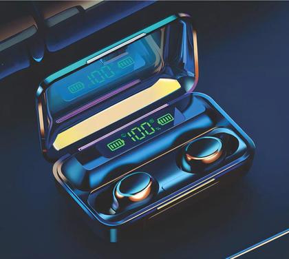Imagem de Fone de Ouvido Bluetooth 5.1 Sem Fio  F9-5 Carregador de Celular a prova d'agua