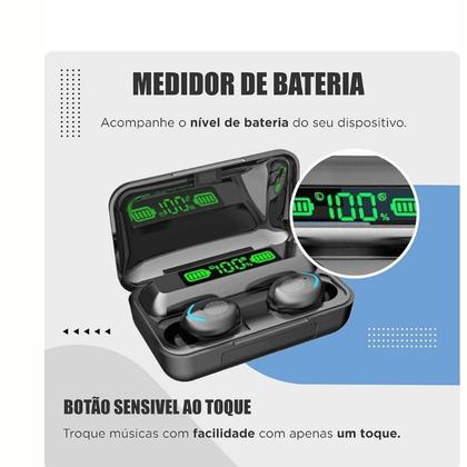 Imagem de Fone de ouvido bluetooth 5.3 - Função power bank e mostrador digital