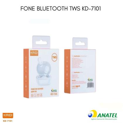 Imagem de Fone De Ouvido Bluetooth 5.3 S/fio Tws Lançamento Compatível com Android e iOS KD-7101
