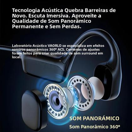 Imagem de Fone De Ouvido Bluetooth 5.4 À Prova D'Água S10 Com Condução Óssea, Reprodutor MP3 De 32GB Com