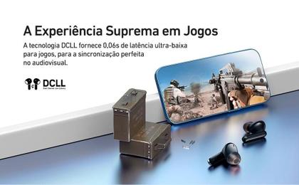 Imagem de Fone de Ouvido Bluetooth Baseus Bowie MZ10 com ANC Cancelamento de ruído ativo, Multiponto, App Personalizável e 20h de Bateria