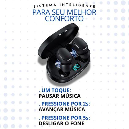 Imagem de Fone de Ouvido Bluetooth com Tecnologia Wireless BT V5.1 - TWS