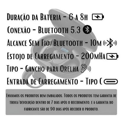 Imagem de Fone De Ouvido Bluetooth Condução Óssea Original Sem Fio
