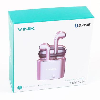 Imagem de Fone De Ouvido Bluetooth Easy W1+ Tws True Wireless - Rose