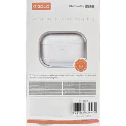 Imagem de Fone de Ouvido Bluetooth Gold - A Gold Pro