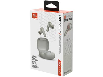 Imagem de Fone de Ouvido Bluetooth JBL Live Pro 2 Intra-auricular à Prova de Água Prata