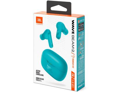 Imagem de Fone de Ouvido Bluetooth JBL Wave Beam 2 Azul