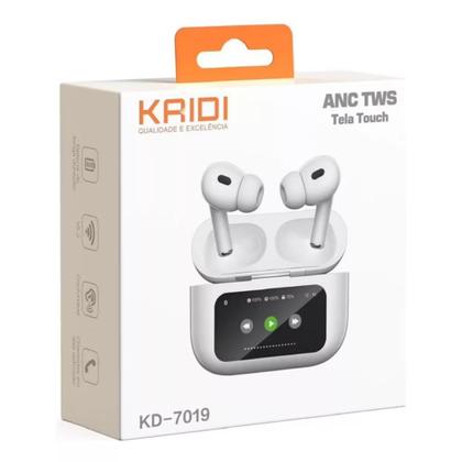 Imagem de Fone De Ouvido Bluetooth KAIDI ORIGINAL Tela Touch Fone de Ouvido Sem Fio Cancelamento de Ruido