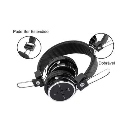 Imagem de Fone De Ouvido Bluetooth Micro Sd Mp3 Rádio Fm Player B05 Vermelho