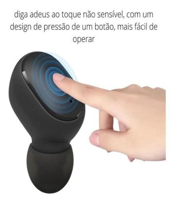 Imagem de Fone De Ouvido Bluetooth Preto In-Ear Para Moto E20