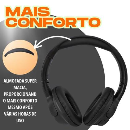 Imagem de Fone De Ouvido Bluetooth Sem Fio Academia Super Bass