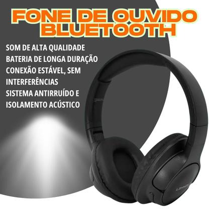 Imagem de Fone De Ouvido Bluetooth Sem Fio Academia Super Bass