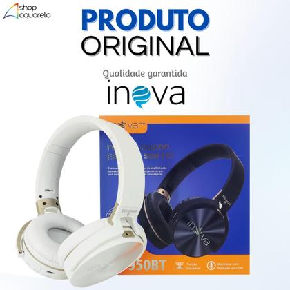 Imagem de Fone de Ouvido Bluetooth sem Fio Headset Anti-ruído Original Inova