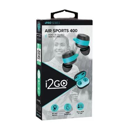 Imagem de Fone De Ouvido Bluetooth Sem Fio TWS Air Sports 400 i2GO Com Estojo De Carregamento - i2GO PRO