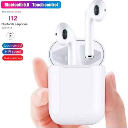 Imagem de Fone de Ouvido Bluetooth Sem Fio Tws I12 5.0