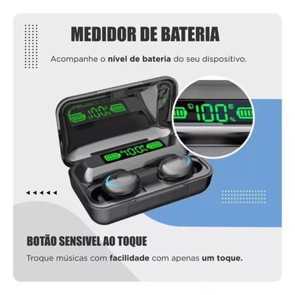 Imagem de Fone De Ouvido Bluetooth Tws M10 V5.1 2000mah Ipx7