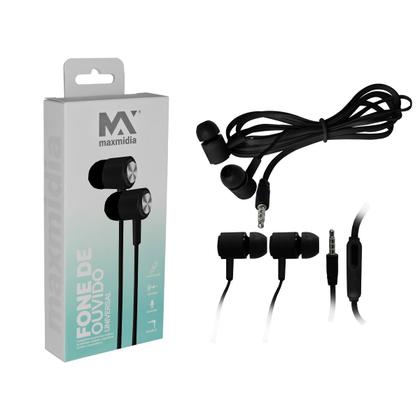 Imagem de Fone De Ouvido Com Capinha A Prova D'água Para Celular Cabo 115cm Portátil