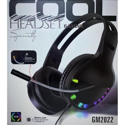 Imagem de Fone de Ouvido com fio e Microfone LED RGB N2446073 - Quanhe