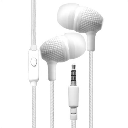 Imagem de Fone De Ouvido Com Fio Intra Auricular Tipo P3 Auxiliar Com Microfone Cabo 1 Metro