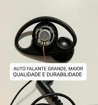 Imagem de Fone de ouvido com Microfone de lapela Ptt Radio Ht Motorola Ep 450 Ep450 Sp50 TIPO D