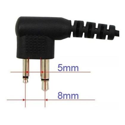 Imagem de Fone de ouvido com Microfone de lapela TIPO D para Radio Ht Motorola Ep 450 Ep450 Sp50 tipo D