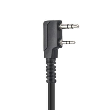 Imagem de Fone de ouvido de rádio bidirecional, fone de ouvido PTT Mic para Baofeng Kenwood