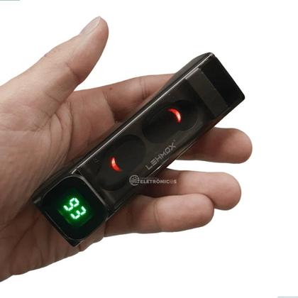 Imagem de Fone de Ouvido Esportivo Bluetooth 5.3 com Luzes LED e Toque Sensível USB 5V LEFE50