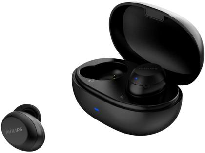 Imagem de Fone de Ouvido Esportivo Bluetooth Philips - TAT1235BK/97 True Wireless com Microfone Preto