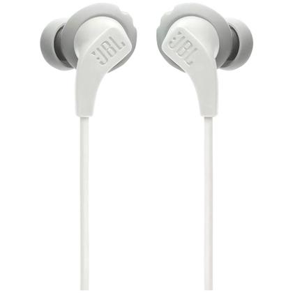 Imagem de Fone de Ouvido Esportivo JBL Endurance Run 2, com Microfone, Resistente a Água, Branco - JBLENDURRUN2WHT