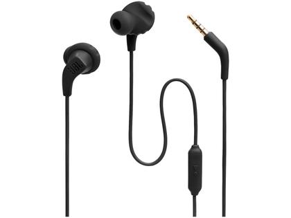 Imagem de Fone de Ouvido Esportivo JBL Endurance Run 2, com Microfone, Resistente a Água, Preto - JBLENDURRUN2BLK