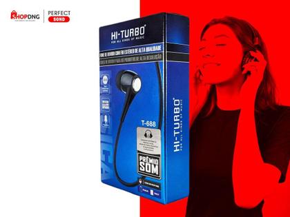 Imagem de Fone De Ouvido Estéreo C/ Microfone T-688 Qualidade Som - Turbo