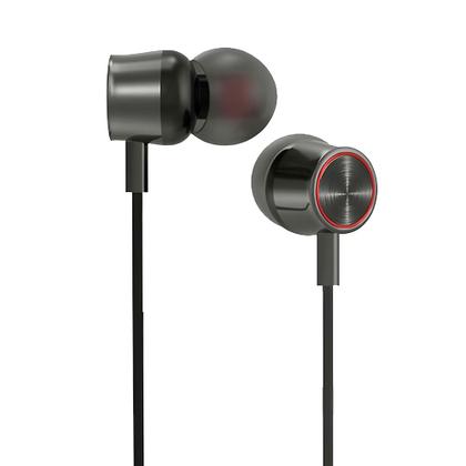 Imagem de Fone de Ouvido Estéreo com Microfone, Conector USB-C, Acabamento em Alúminio, Cabo 1,2m, TCN Classic - Preto