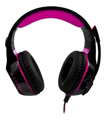 Imagem de Fone de Ouvido Gamer Rosa Oex 7.1 P3 Beast-xr confortavel