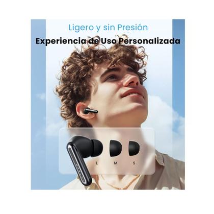 Imagem de Fone de ouvido Haylou Mori Pro, 43db, Bluetooth 5.4, cancelamento de ruído ativo, 6 microfones