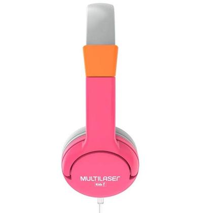 Imagem de Fone de Ouvido Headphone Multilaser KIDS HAPPY Rosa PH378