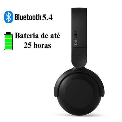 Imagem de Fone de Ouvido Headphone Philips Bluetooth 5.4 TAH2209BK
