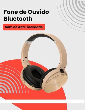 Imagem de Fone De Ouvido Headphone sem fio bluethoot 5.0 Overear Air resistente e confortavel com ajuste
