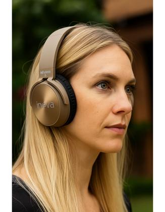 Imagem de Fone De Ouvido Headphone sem fio bluethoot 5.0 Overear Air resistente e confortavel com ajuste