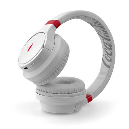 Imagem de Fone de ouvido - Headphone Wireless Elite Bass Coca-Cola - Branco - 2102