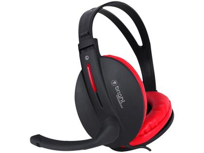 Imagem de Fone de ouvido headset gamer bright vermelho