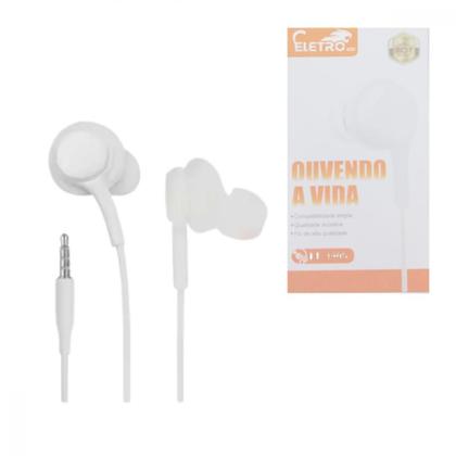 Imagem de Fone de Ouvido Intra Auricular Com Fio e Microfone Extra Bass P2 Eletromex EL-1405
