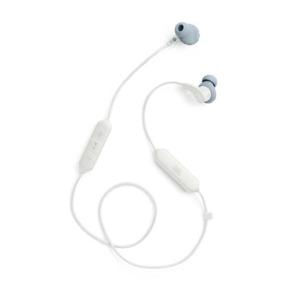 Imagem de Fone de Ouvido Intra Auricular Sem Fio Esportivo JBL Endurance Run 2, Bluetooth, com Microfone, À Prova d' Água, Branco - JBLENDURRUN2BTWHT