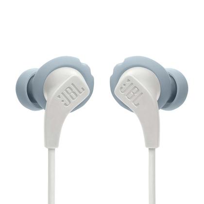 Imagem de Fone de Ouvido Intra Auricular Sem Fio Esportivo JBL Endurance Run 2, Bluetooth, com Microfone, À Prova d' Água, Branco - JBLENDURRUN2BTWHT