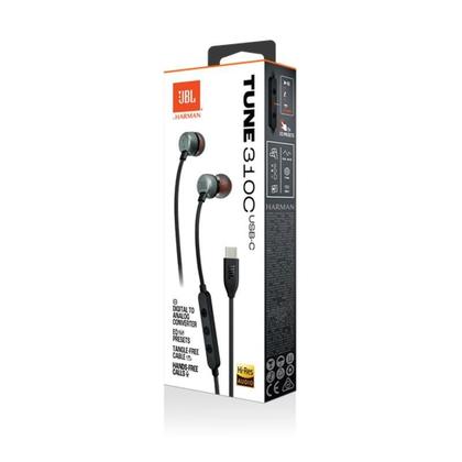 Imagem de Fone de Ouvido Intra Auricular Tune 310C USBC Preto JBL