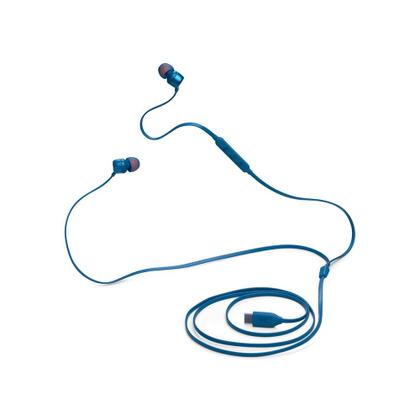 Imagem de Fone De Ouvido Jbl C/ Fio 310c Driver 9mm Usb-c Azul